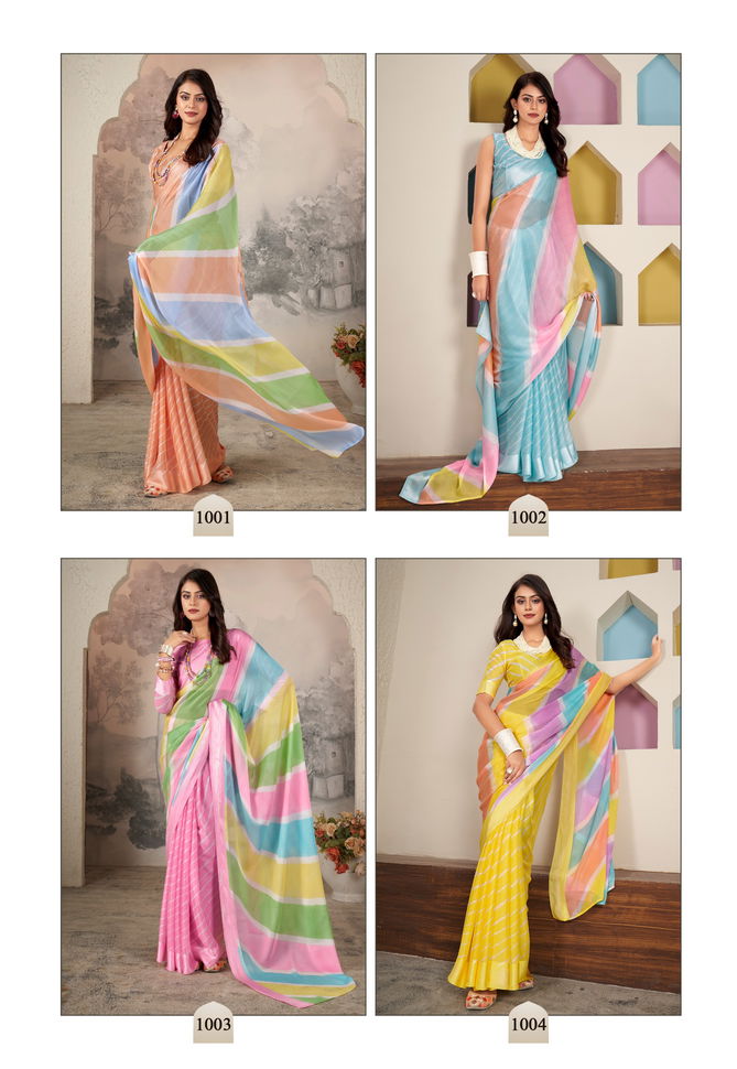 Aavi By Dhaga Pure Jari Chiffon Daily Wear Saree Wholesalers In Delhi